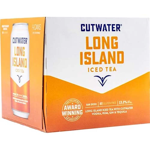 Cutwater Long Isl Ice Tea4pk Gl Fr Ca 12oz Can 25