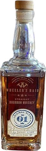 *dnr* Wheeler's Raid No 1 Blend Bourbon 750ml