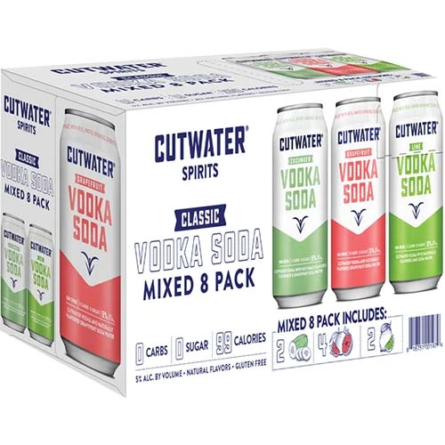 Cutwater Vodka Soda Variety