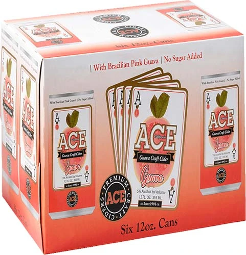 Ace Cider Guava 6 Pk - Ca