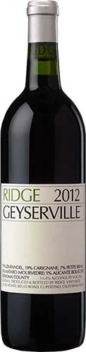 Ridge Geyserville Zin 12/13