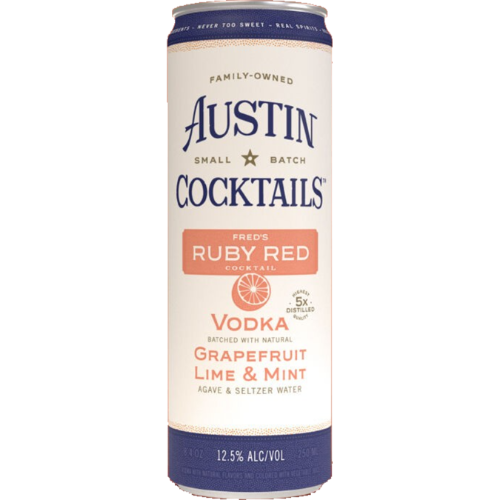 Austin Cocktails Cans  Fred's Ruby Red 4pk-250ml
