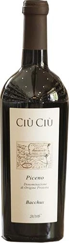 Ciu Ciu Bacchus Rosso Pecino Marche Italy