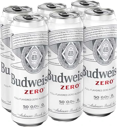 Budweiser Zero Non Alc 6pk 12oz Can