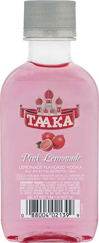 Taaka Pink Lemonade Vodka 60 Proof