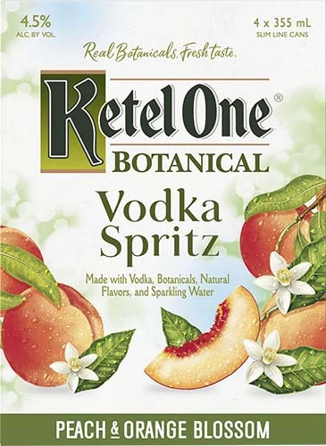 Ketel One Rtd Peach/orng 4pk