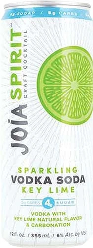 Joia Vodka & Lime Soda 12 Oz Can