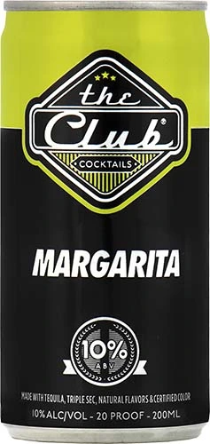 The Club Lime Margarita Cockail Can