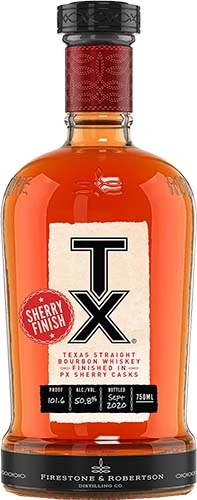 Tx Straight Bourbon Whiskey Sherry Barrel Proof 