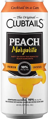 Clubtails Peach Margarita 24 Oz