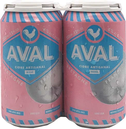 Aval Rose Cider 4pk Cans