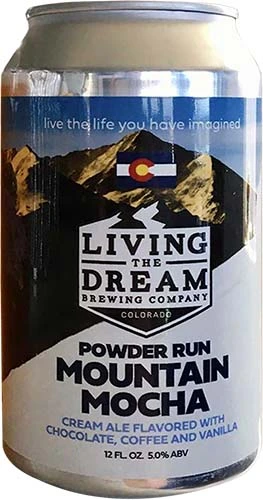 Living The Dream Powder Run Mocha 6pk Can