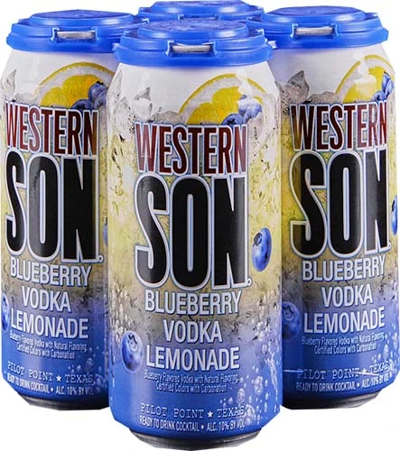 Western Son Blueberry Lemonade Ready To Serve Cocktail