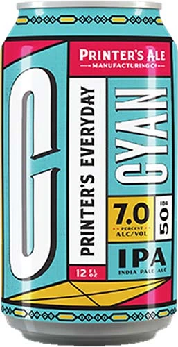 Printers Ale Cyan Ipa 6pk