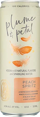 Plume & Petal Peach Spritz Rtd 4pk