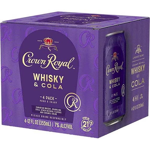 Crown Royal Rtd Cocktails Whiskey & Cola