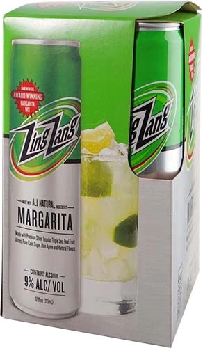 Zing Zang Rtd Margarita 4pk Cn