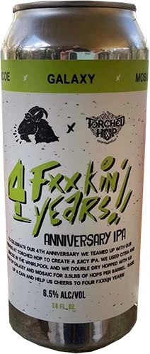 Scofflaw Anniversary Ipa 16oz 4pk Cn