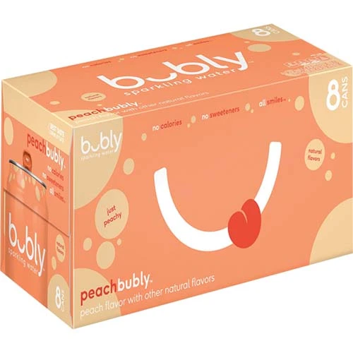 Bubly Sparkling Water Peach