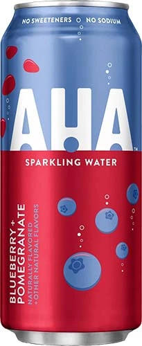 Aha Blueberry Pomegranate Sparkling Water 16oz