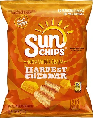 Sunchip Harvest Cheddar 6pk