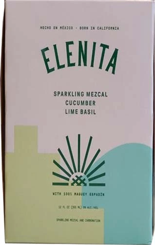 Elenita Mezcal Rtd Cucumber Lime 4pk