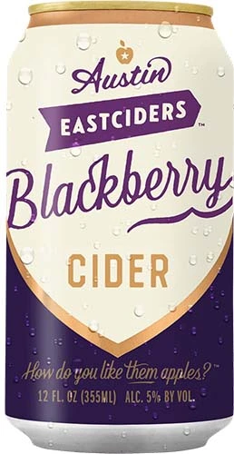 Austin Eastciders Blackberry Cider Cans