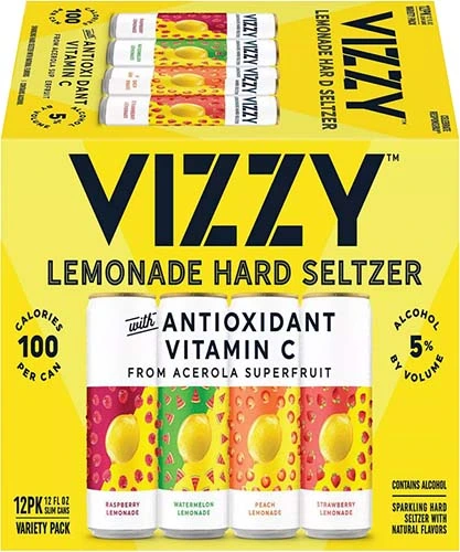 Vizzy Hard Seltzer Lemonade 12 Pack Cans