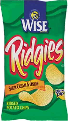 Wise Sour Cream & Onion Ridgies