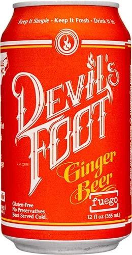 Devil's Foot N/a Fuego Ginger Beer 4pk Cn