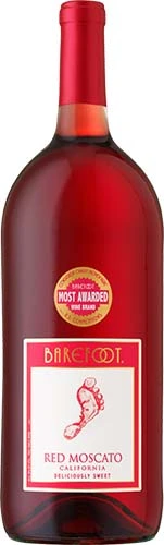 Barefoot Red Moscato     1.5l