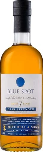 Blue Spot 7 Year Cask Strength Irish Whiskey