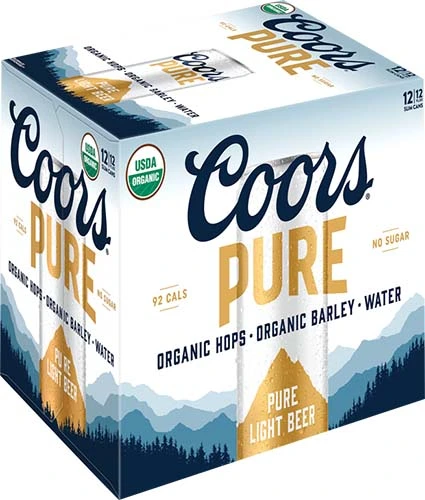 Coors Pure Can 12pk