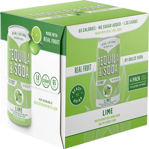 Dulce Vida Rtd Lime 4pk