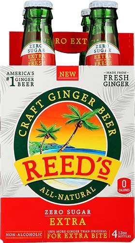 Reeds Zero Sugar Extra Ginger Beer