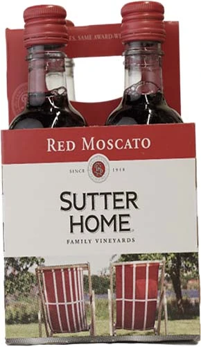 Sutter Home Red Moscato 4pk 187ml Btl