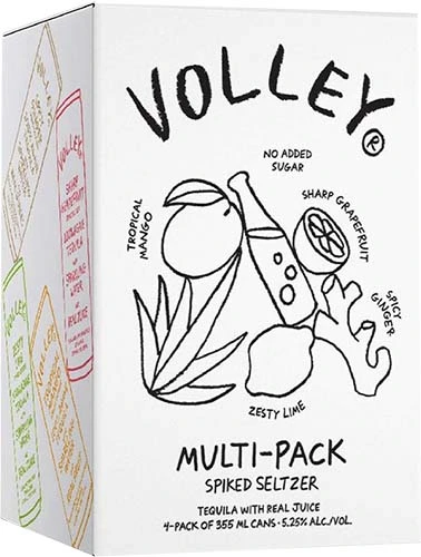 Volley Spiked Seltzer Multi Pack 4pk C 12oz