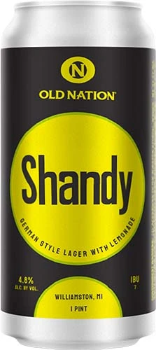 Old Nation Shandy 16oz 4pk Cn