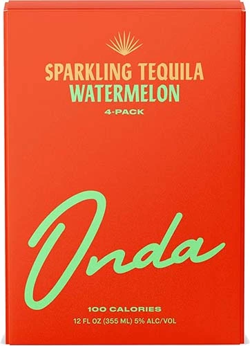 Onda Sparkling Tequila Watermelon 4pk