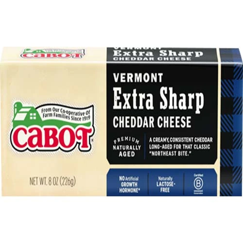 Cabot Ny Extra Sharp Cheddar Cheese Vermont