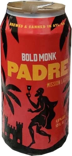 Bold Monk Padre Mission Lager 6pk Cn