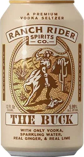 Ranch Rider The Buck Vodka Seltzer Rtd 4pk