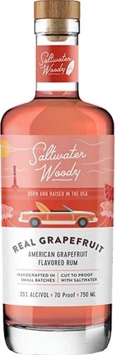 Saltwater Woody American Grapefruit Rum 750ml