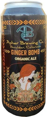 Asher Brewing Ginger Bomb Lager