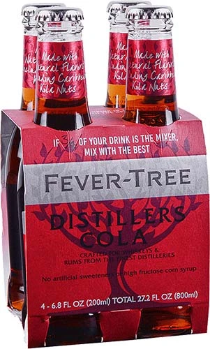 Fever Tree Distillers Cola 4 Pk