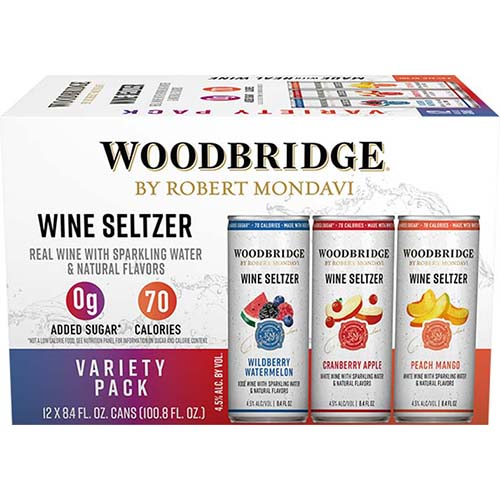 Woodbridge Wine Seltzer Variety Pack Wine Hard Seltzer By Robert Mondavi