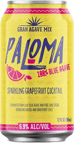 Gran Agave Paloma Fizzy Grapefruit 4pk