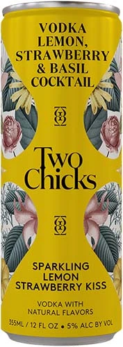 Two Chicks Vodka Lemon 4pk