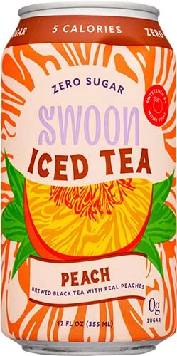 Swoon Peach Tea 12oz Can