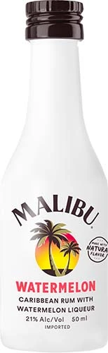 Malibu Caribbean Rum With Watermelon Flavored Liqueur